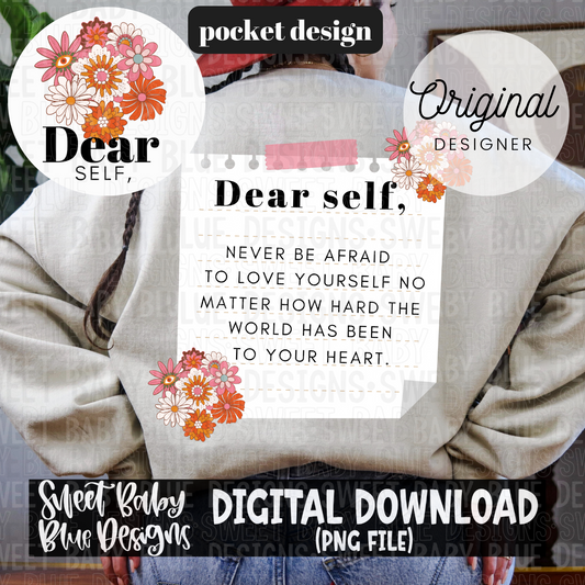 Dear self - 2024- PNG file- Digital Download