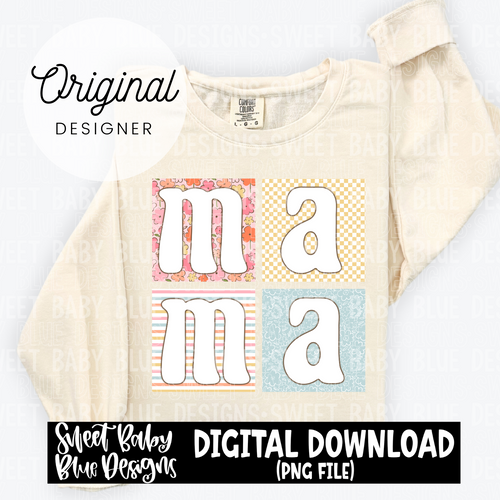Mama- Patch - 2024- PNG file- Digital Download