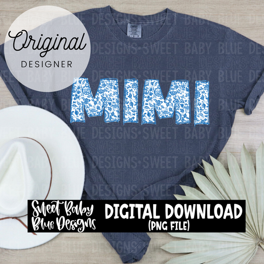 Mimi- Chinoiserie -  2024- PNG file- Digital Download