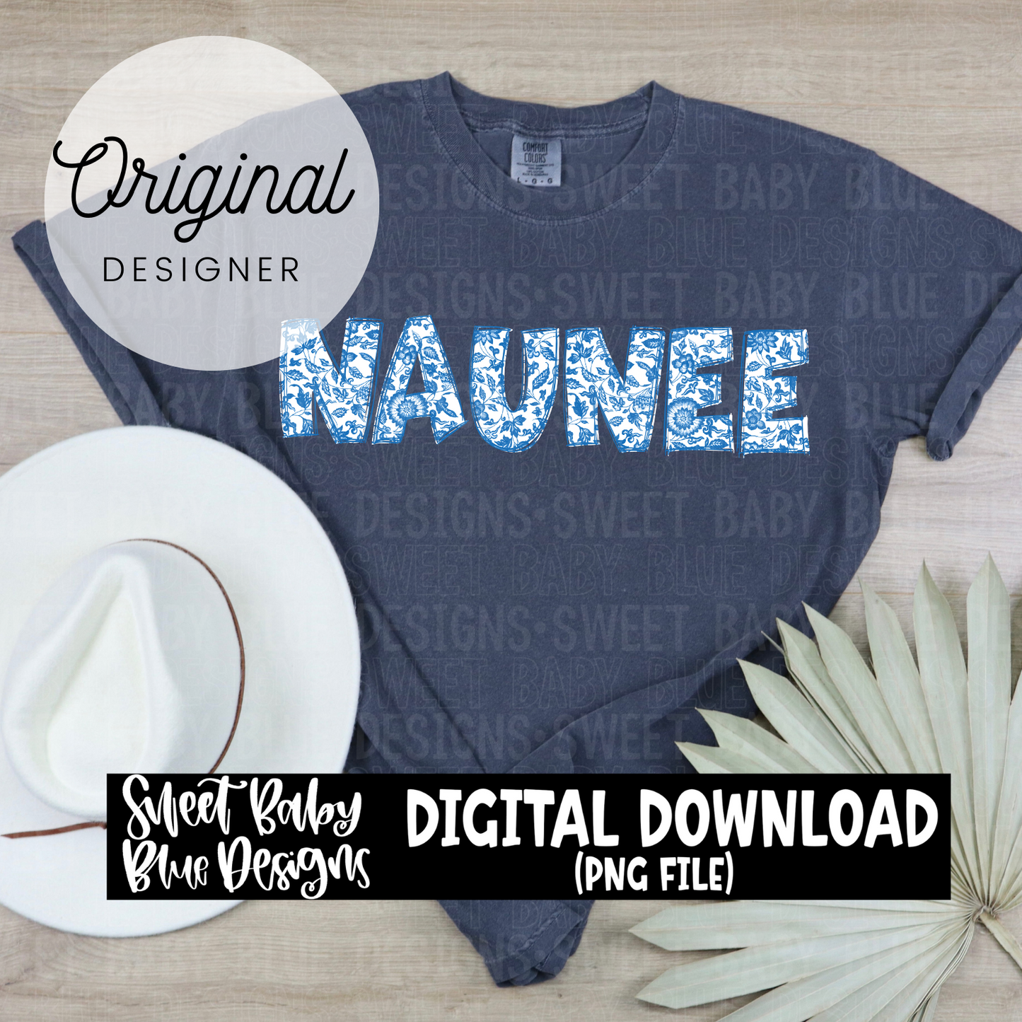 Naunee - Chinoiserie -  2024- PNG file- Digital Download