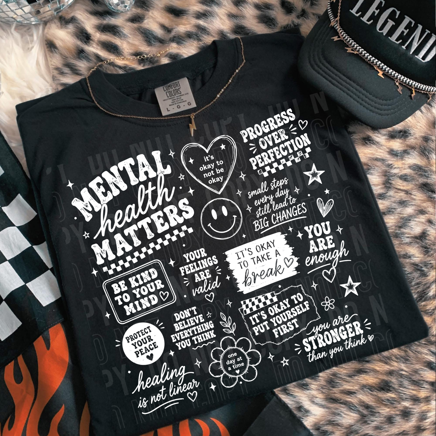 Mental Health Matters Collage  - 2026 - PNG file- Digital Download