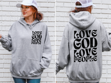 Love God love people - BLACK AND WHITE FONT - 2024 - PNG file- Digital Download