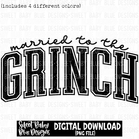 Married to the- Christmas- 2023- PNG file- Digital Download