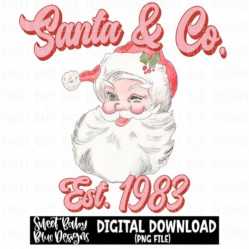 Santa & Co- Christmas - PNG file- Digital Download