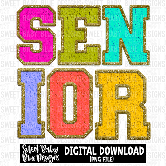 Senior- Chenille- 2023 - PNG file- Digital Download