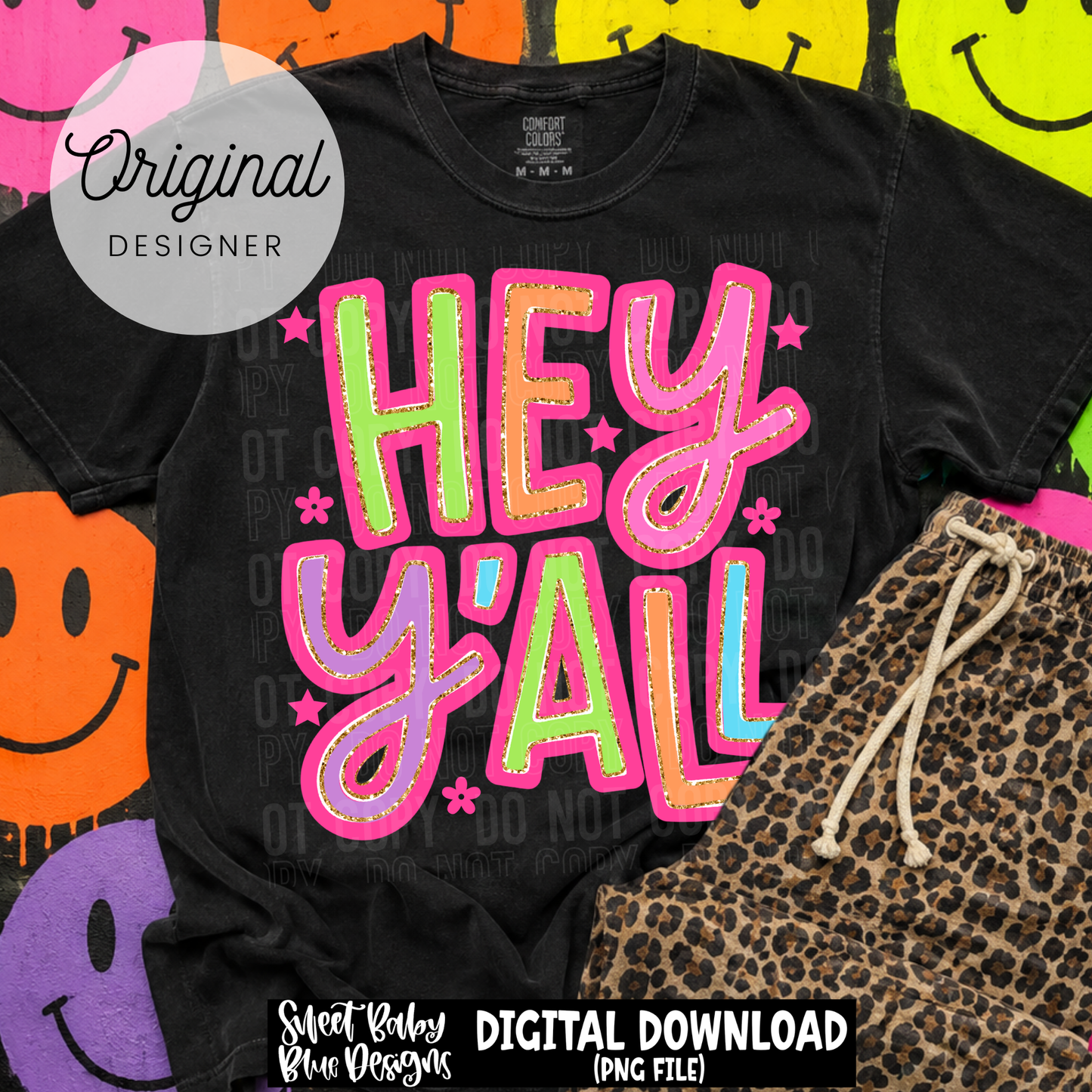 Hey Y'all - 2026 - PNG file- Digital Download