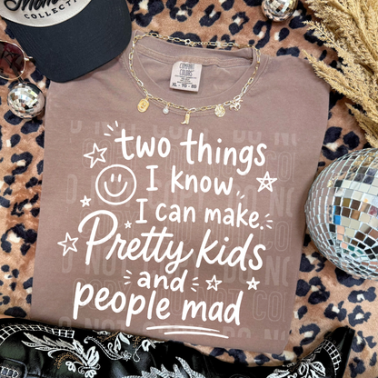 Two Things I Know I Can Make - BLACK and WHITE fonts - 2026 - PNG file- Digital Download