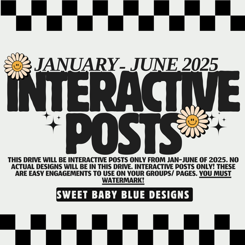 2025- JANUARY-JUNE Interactive Post Drive