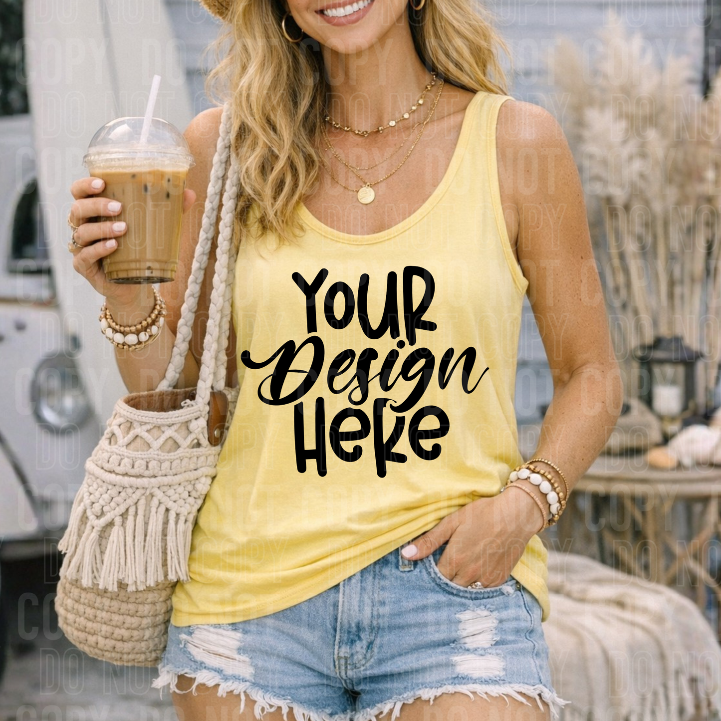 Butter Comfort Colors 9360 Mockup - 2026 - PNG file- Digital Download