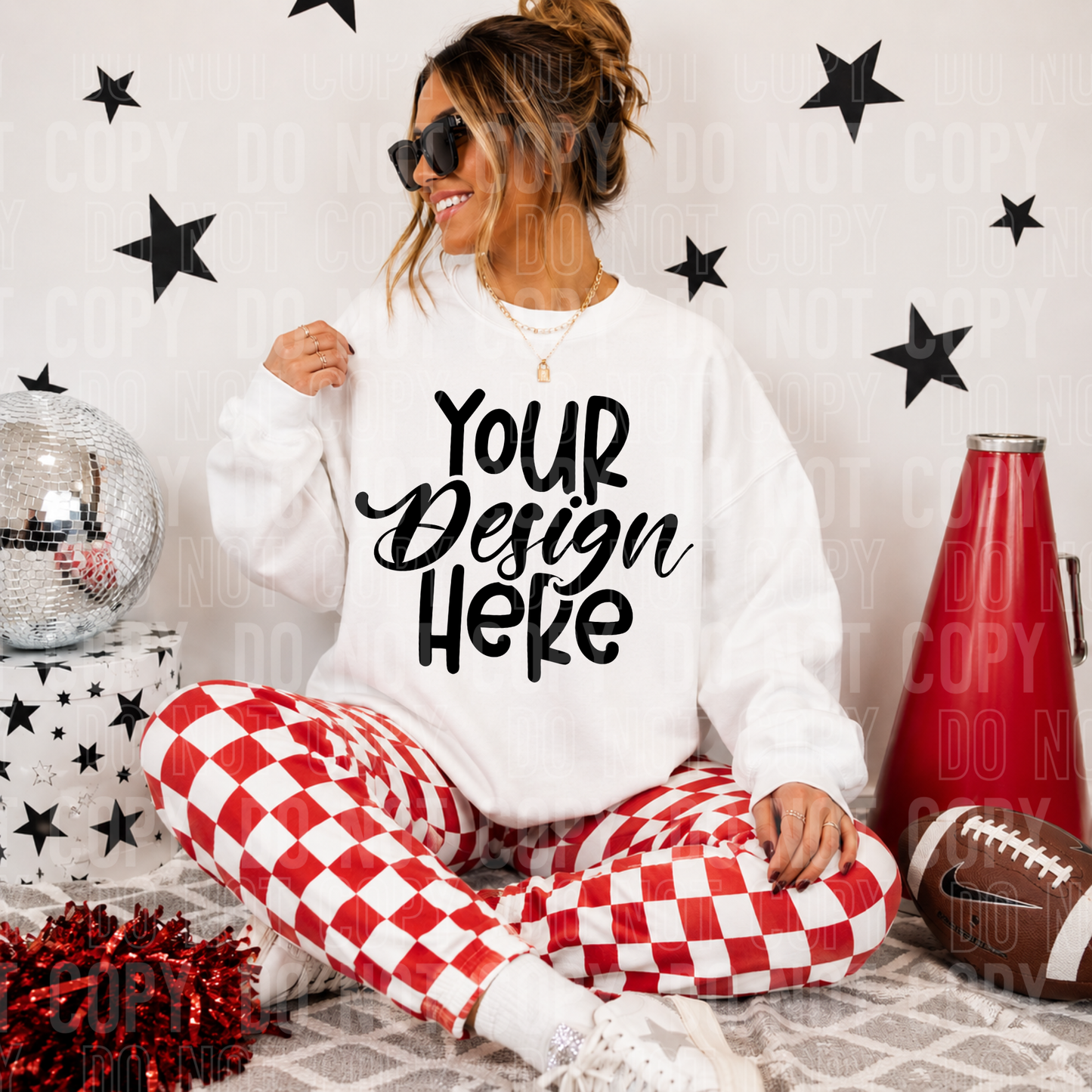 White Gildan Mockup- Spirit Wear- 2026 - PNG file- Digital Download