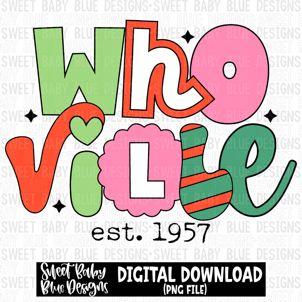 Christmas- Est 1957 - 2023 - PNG file- Digital Download