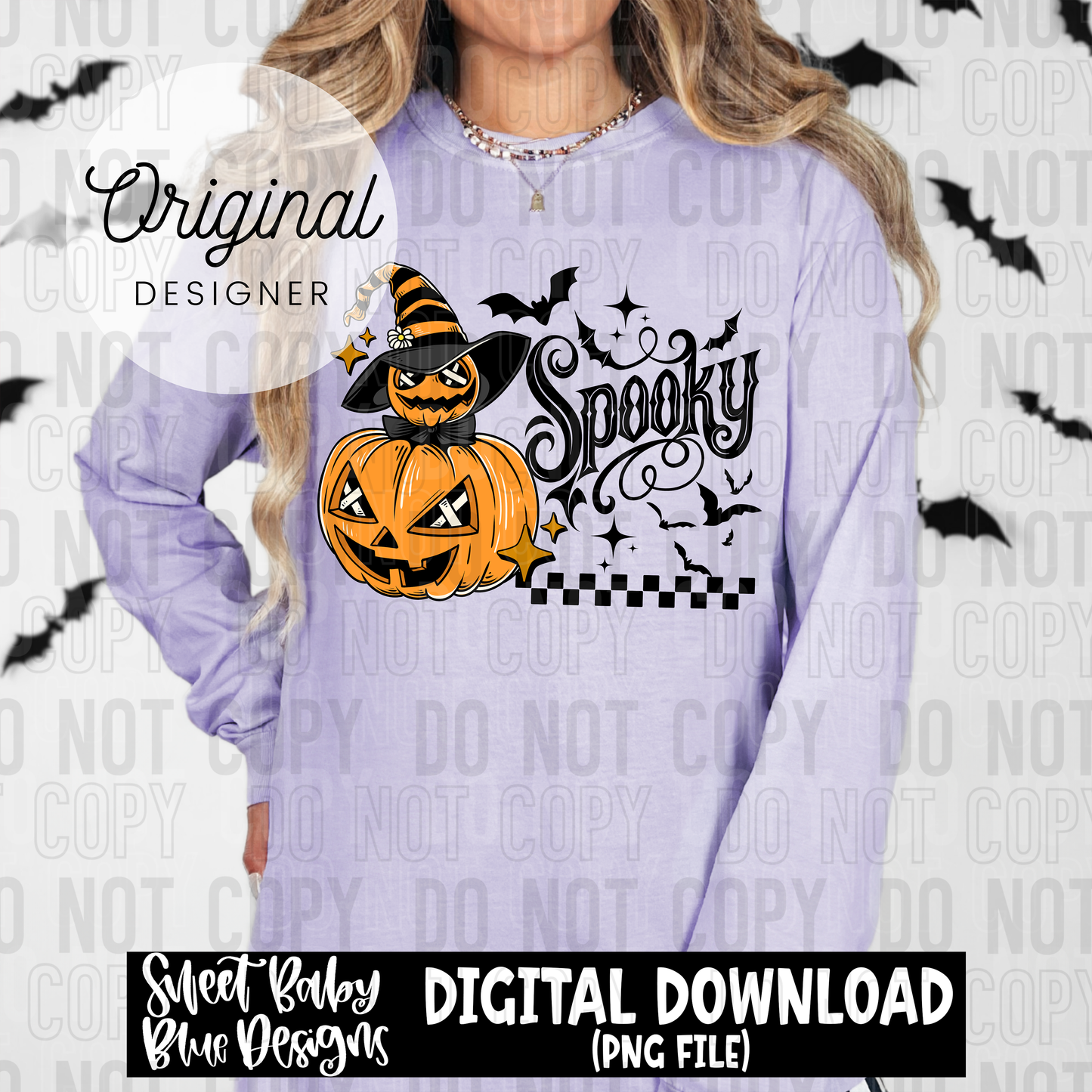 Spooky Halloween pumpkin - 2025 - PNG file- Digital Download