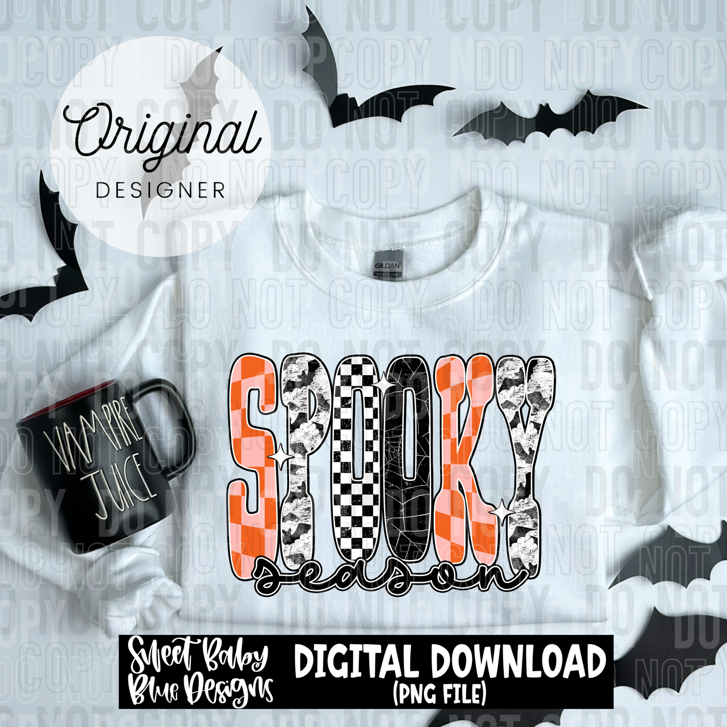 Spooky season- Bold - 2025 - PNG file- Digital Download