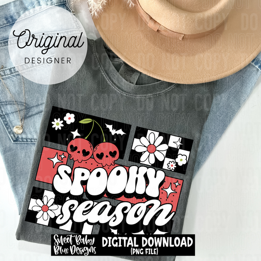 Spooky season- AVAILABLE FOR A LIMITED TIME - 2025 - PNG file- Digital Download