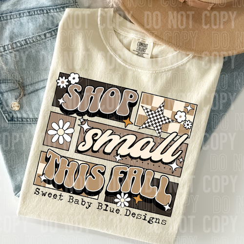 Shop small this Fall - PNG file- Digital Download
