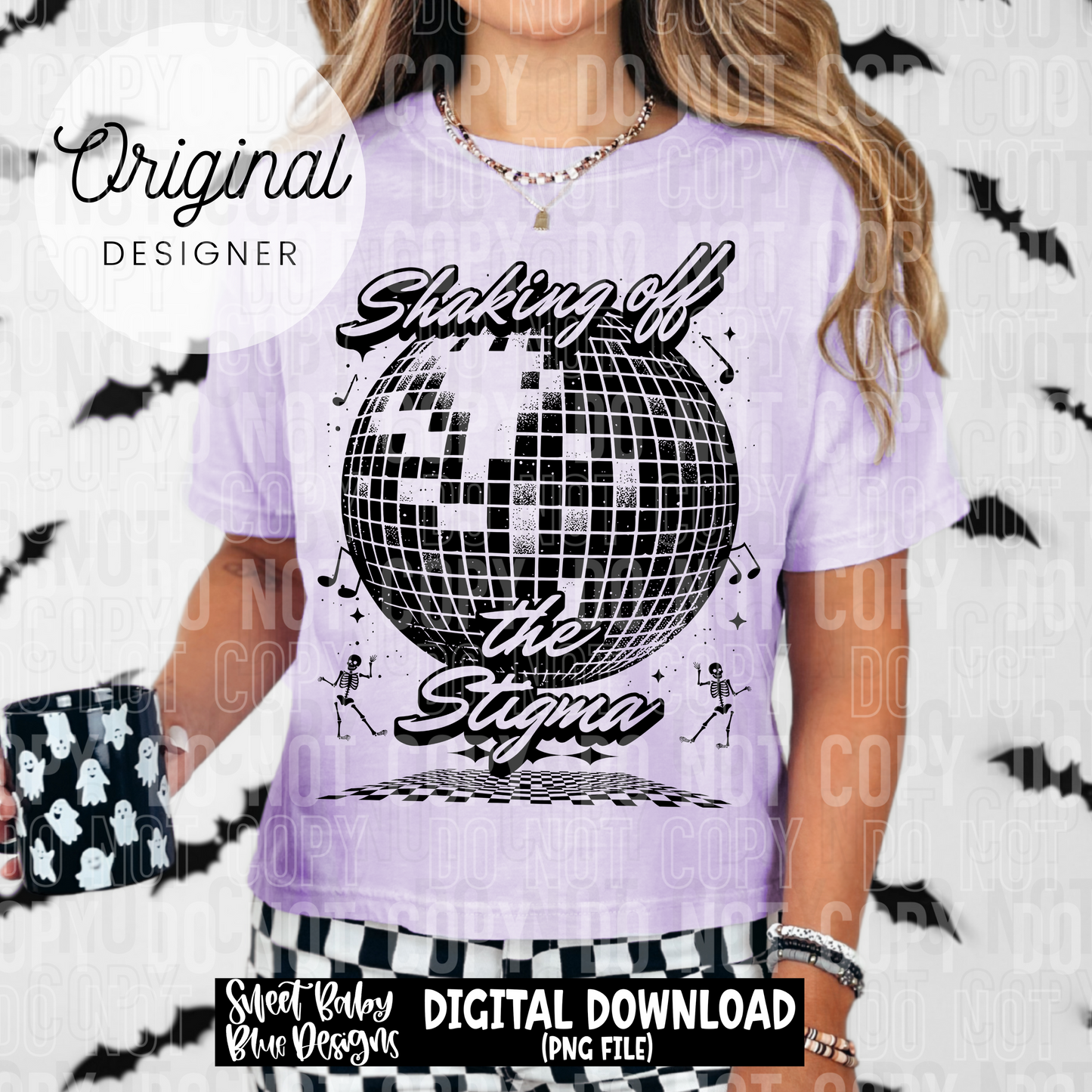 Shaking off the stigma - 2025 - PNG file- Digital Download