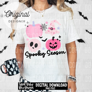 Spooky season- Pink - 2025 - PNG file- Digital Download