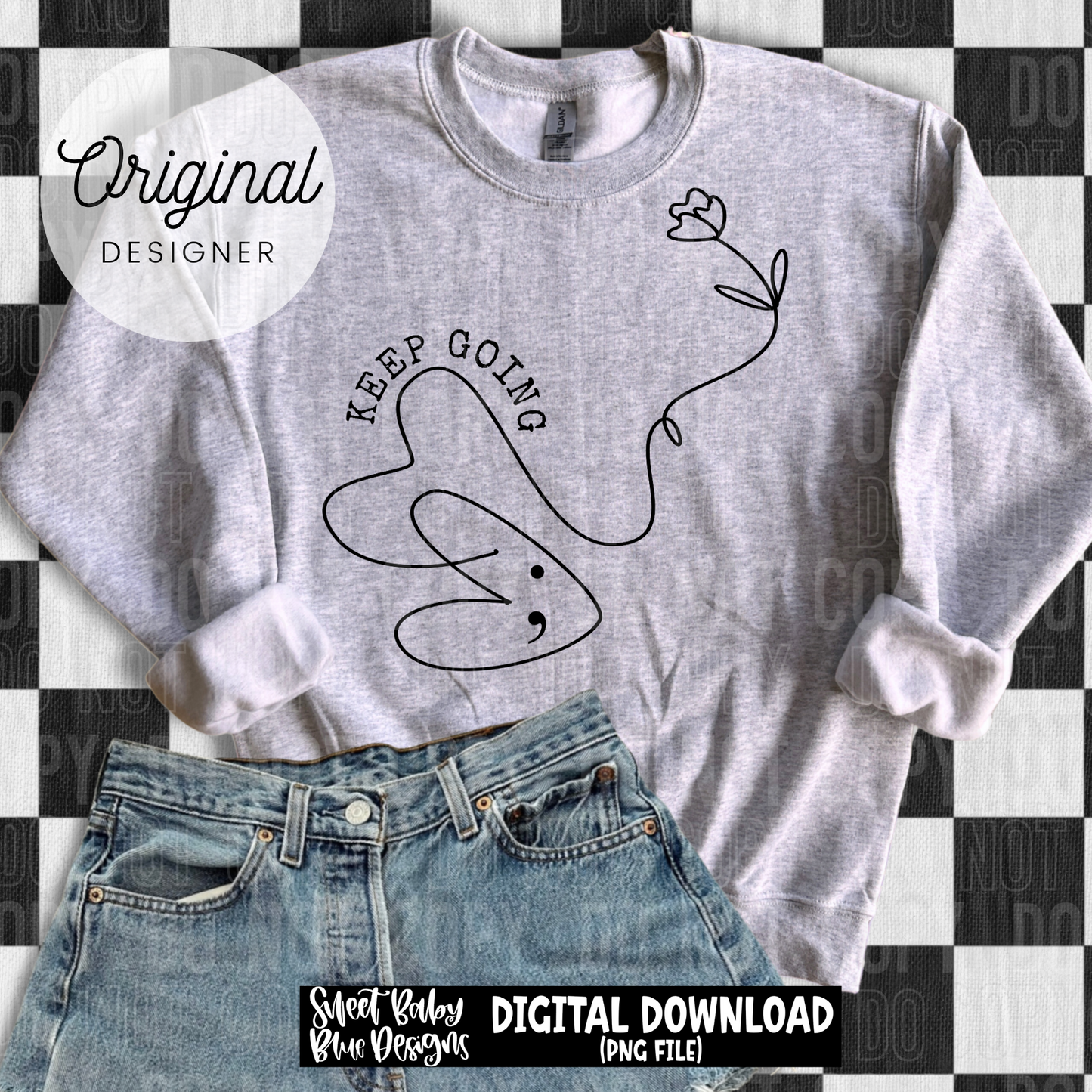 Keep going- Line- 2025 - PNG file- Digital Download