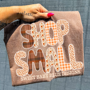 Shop small- Fall- Custom business name - PNG file- Digital Download