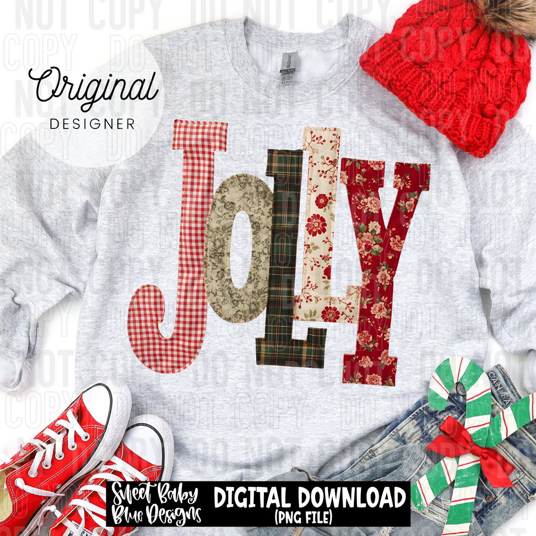 Jolly patch Christmas - 2025 - PNG file- Digital Download