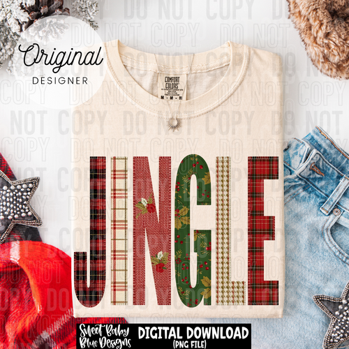 Jingle patch- Christmas - 2025 - PNG file- Digital Download