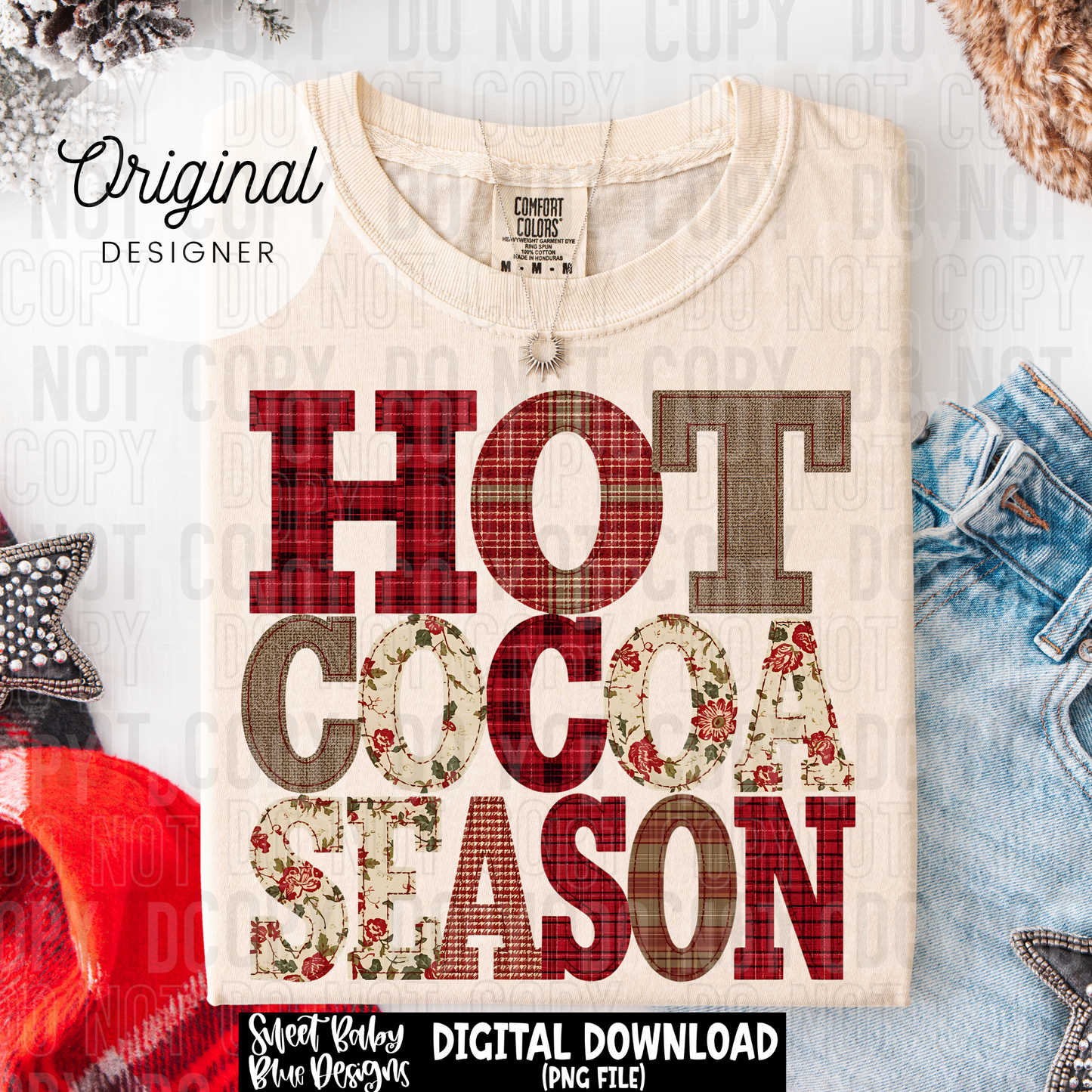 Hot Cocoa season - Christmas - 2025 - PNG file- Digital Download