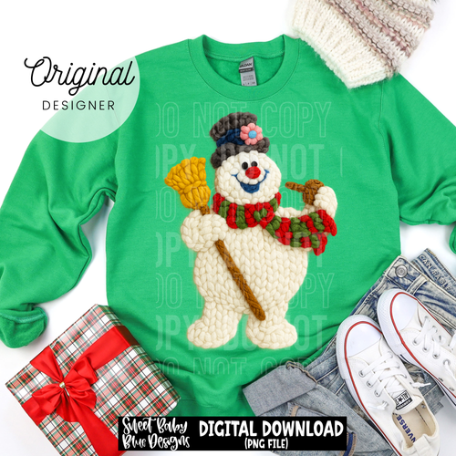 Snowman- 2025 - PNG file- Digital Download