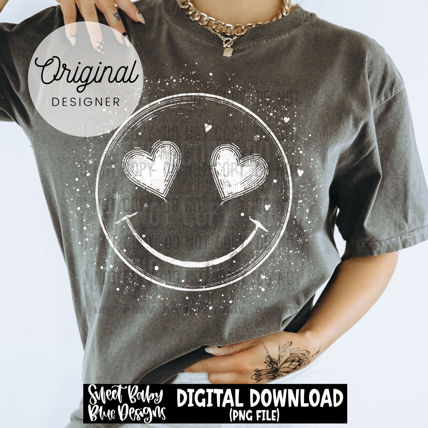 Smile - Splatter- 2025 - PNG file- Digital Download