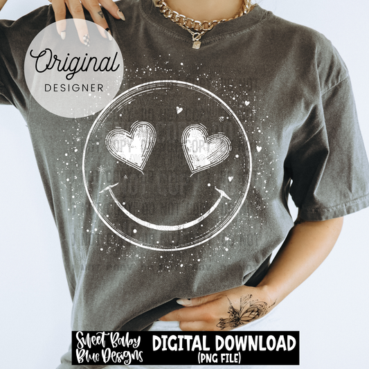 Smile - Splatter- 2025 - PNG file- Digital Download