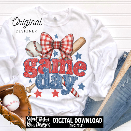 Game Day Baseball - 2026 - PNG file- Digital Download