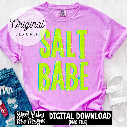 Salt babe- Summer - 2025 - PNG file- Digital Download