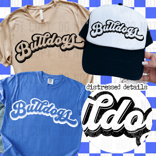 Distressed mascot - Custom mascot- PNG file- Digital Download