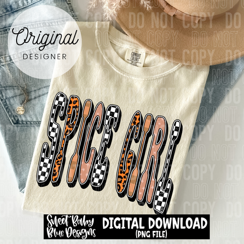 Spice girl- Bold - 2025 - PNG file- Digital Download