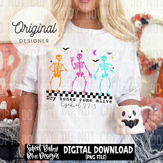 Dry bones come alive - 2025 - PNG file- Digital Download