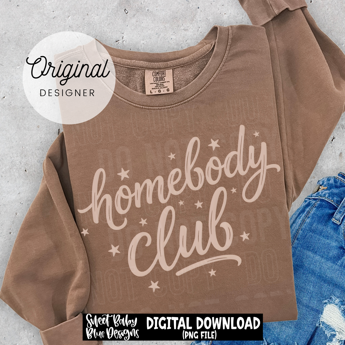 Homebody Club - 2026 - PNG file- Digital Download