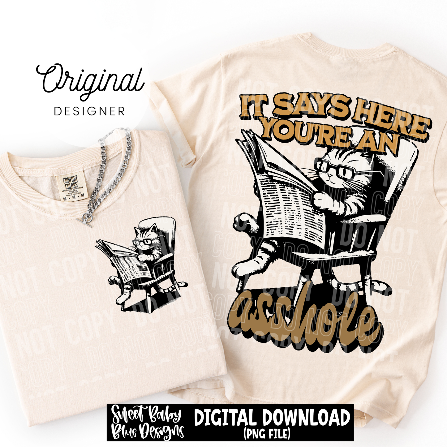 It Says Here - 2026 - PNG file- Digital Download