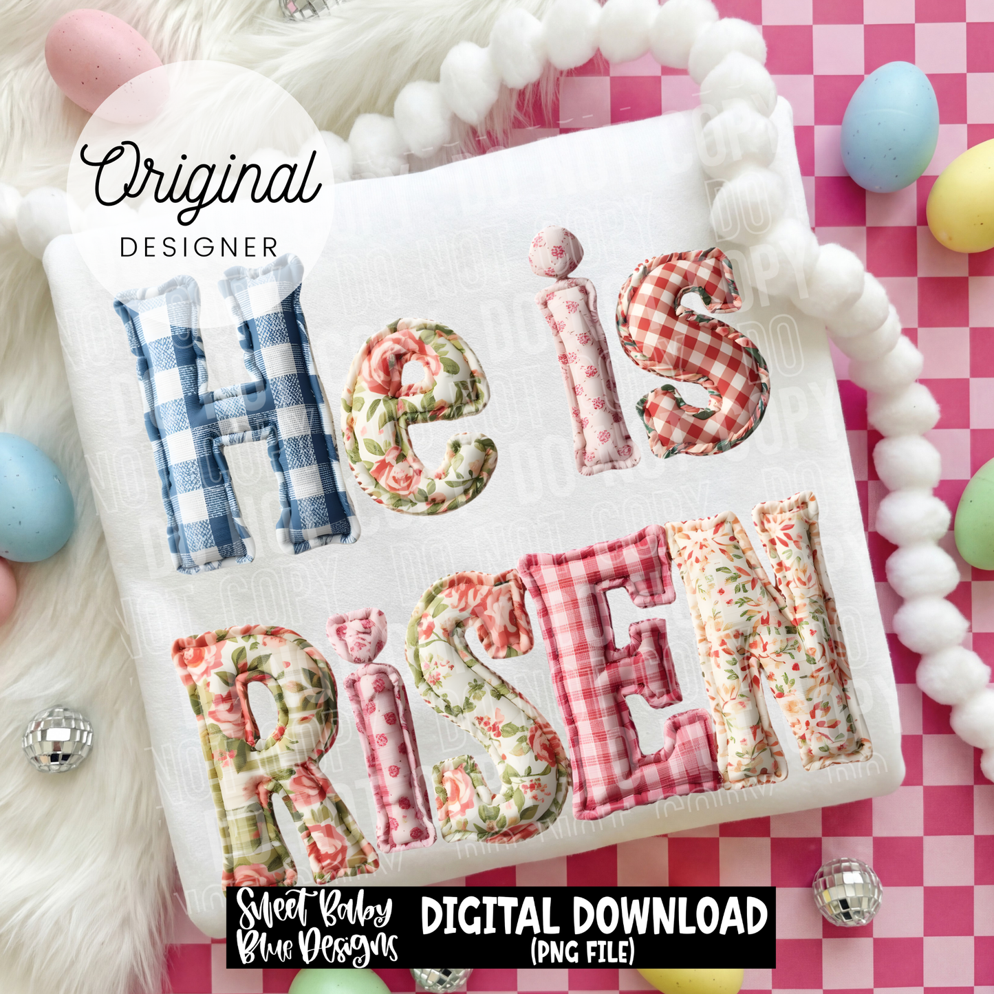 He Is Risen- Easter - 2026 - PNG file- Digital Download