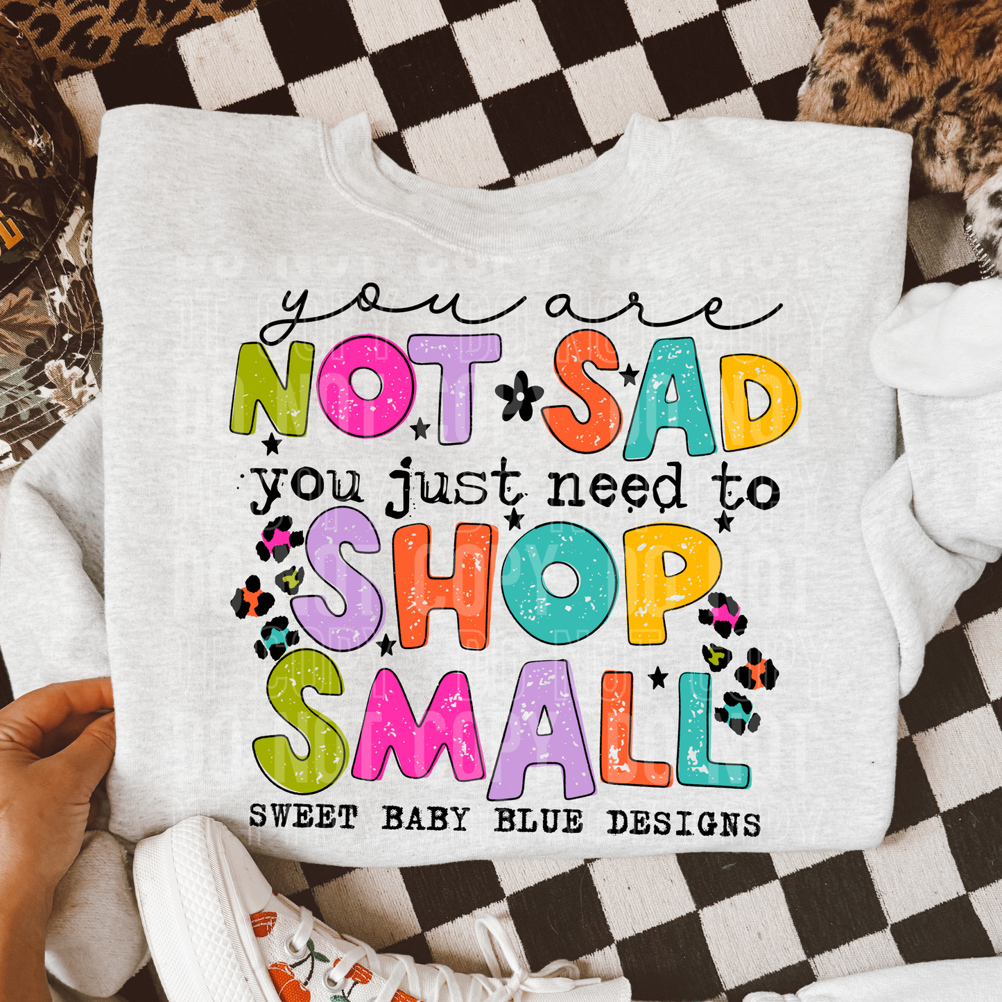 You Are Not Sad- Custom Business Name - PNG file- Digital Download