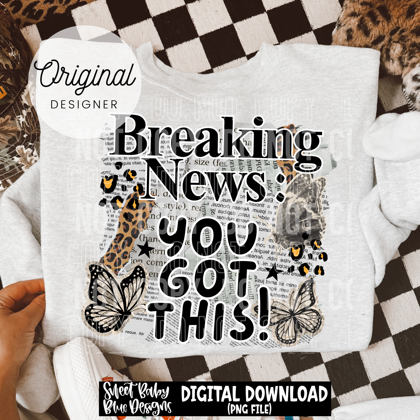 Breaking News You Got This - 2026 - PNG file- Digital Download