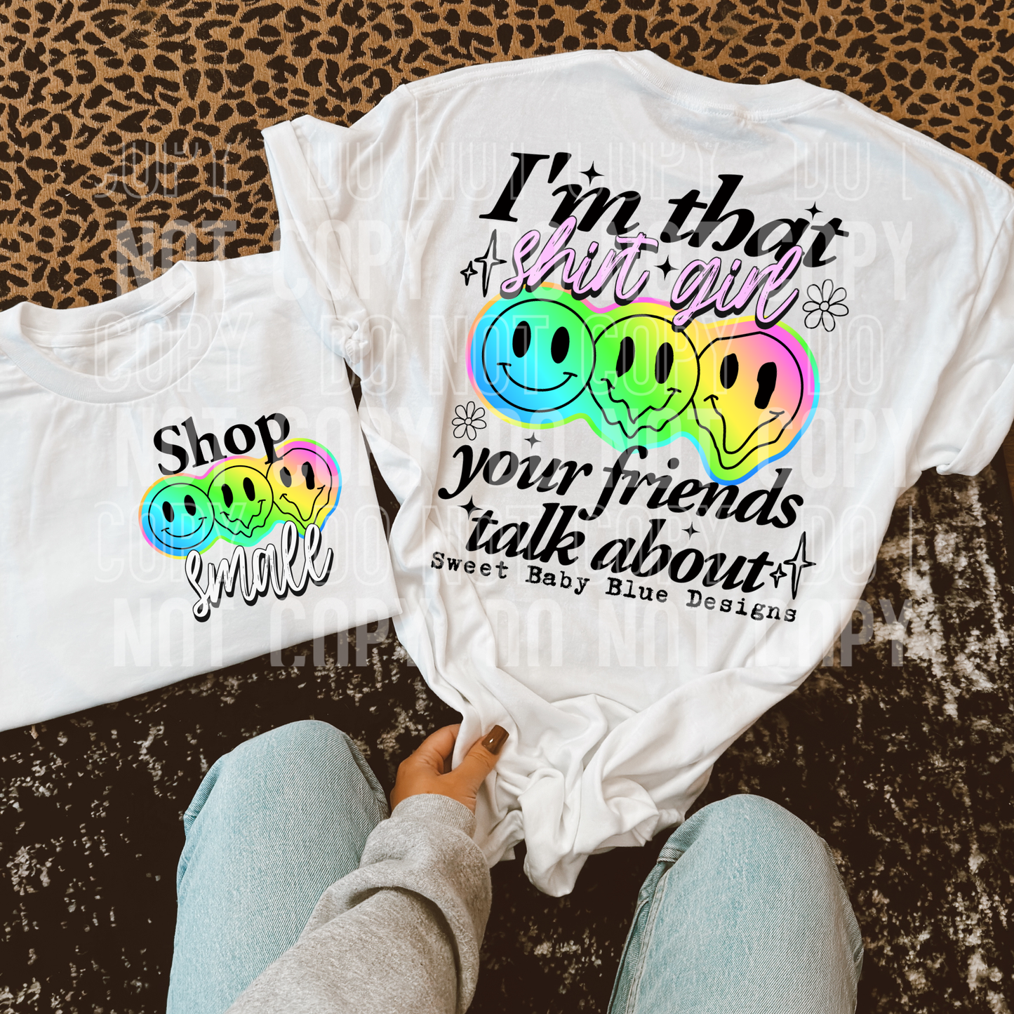 I'm That Shirt Girl Your Friends Talk About - Custom Business Name - PNG file- Digital Download