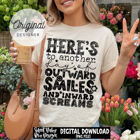 Here's To Another Day - 2026 - PNG file- Digital Download