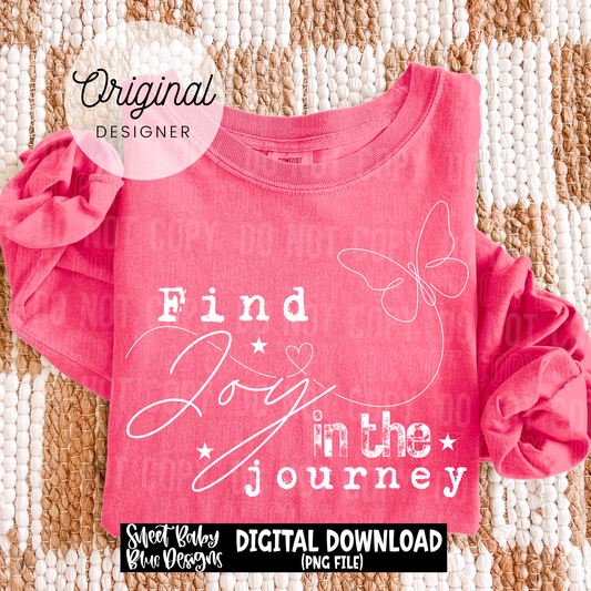 Find Joy in the Journey - 2026 - PNG file- Digital Download