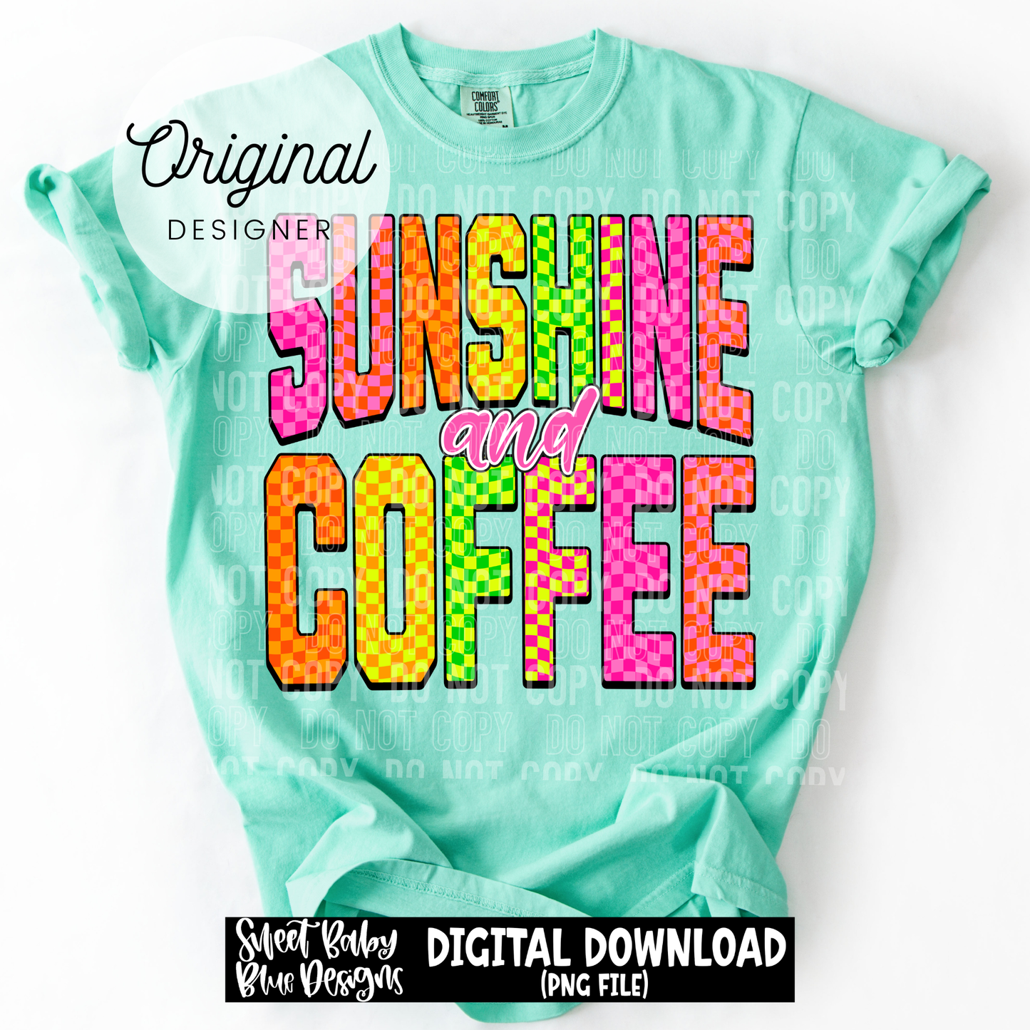 Sunshine and Coffee - 2026 - PNG file- Digital Download