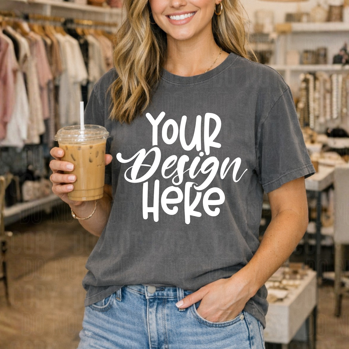 Pepper Comfort Colors 1717 Mockup - 2026 - PNG file- Digital Download