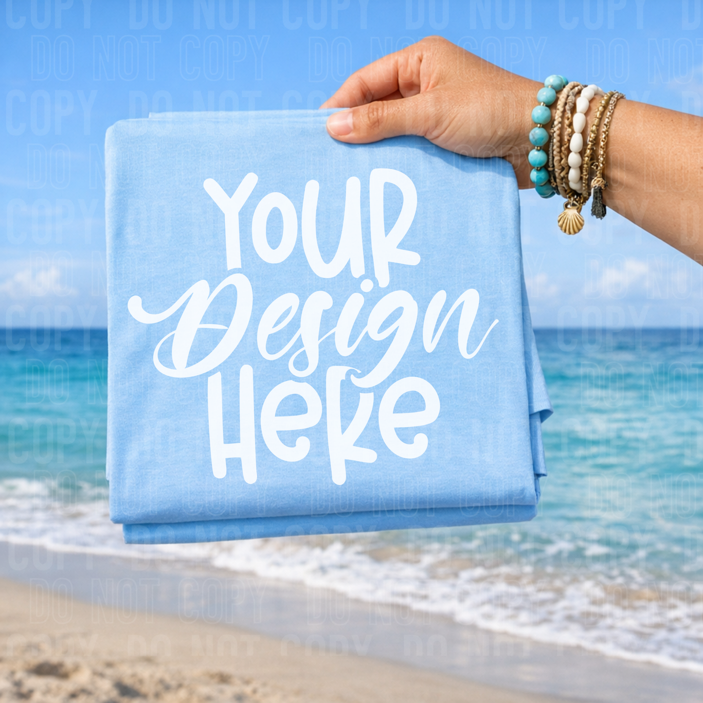 Light Blue Mockup - Ocean - 2026 - PNG file- Digital Download