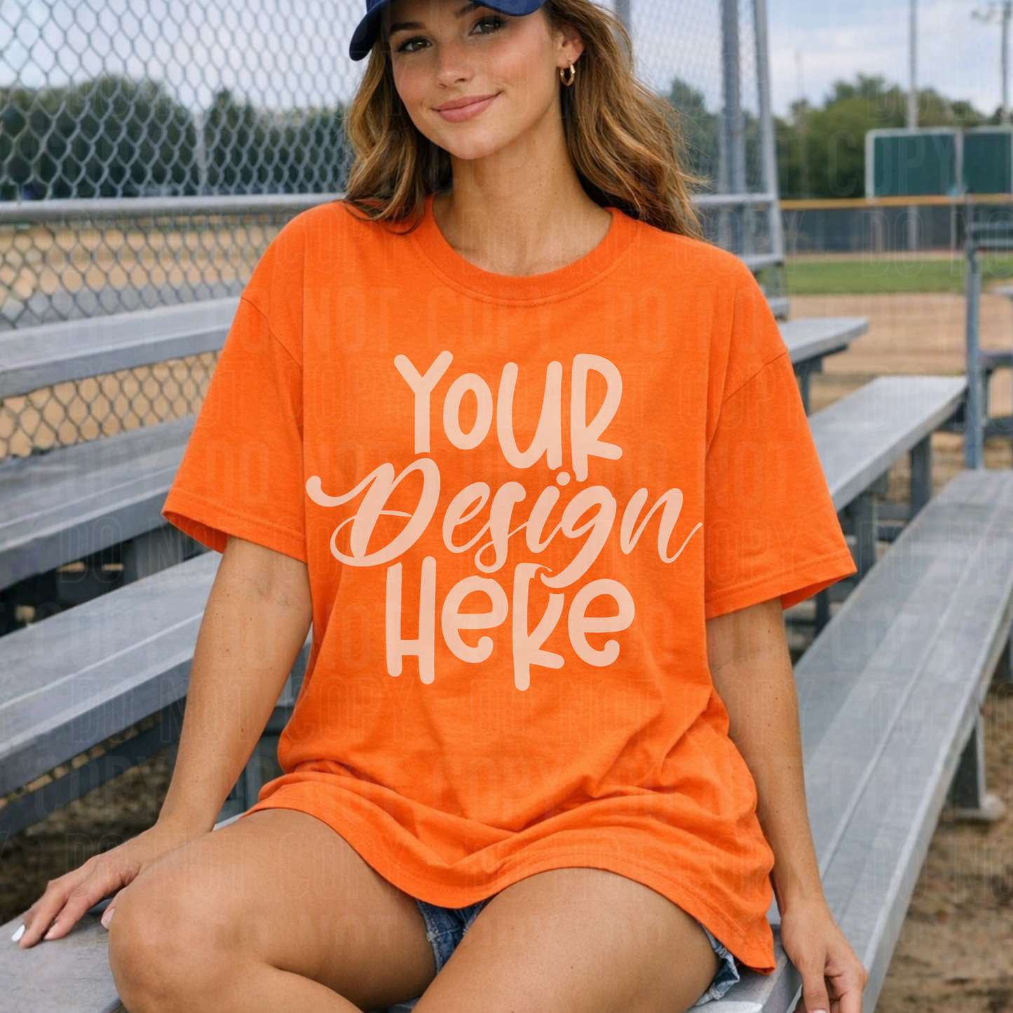 Orange Stadium Mockup - 2026 - PNG file- Digital Download