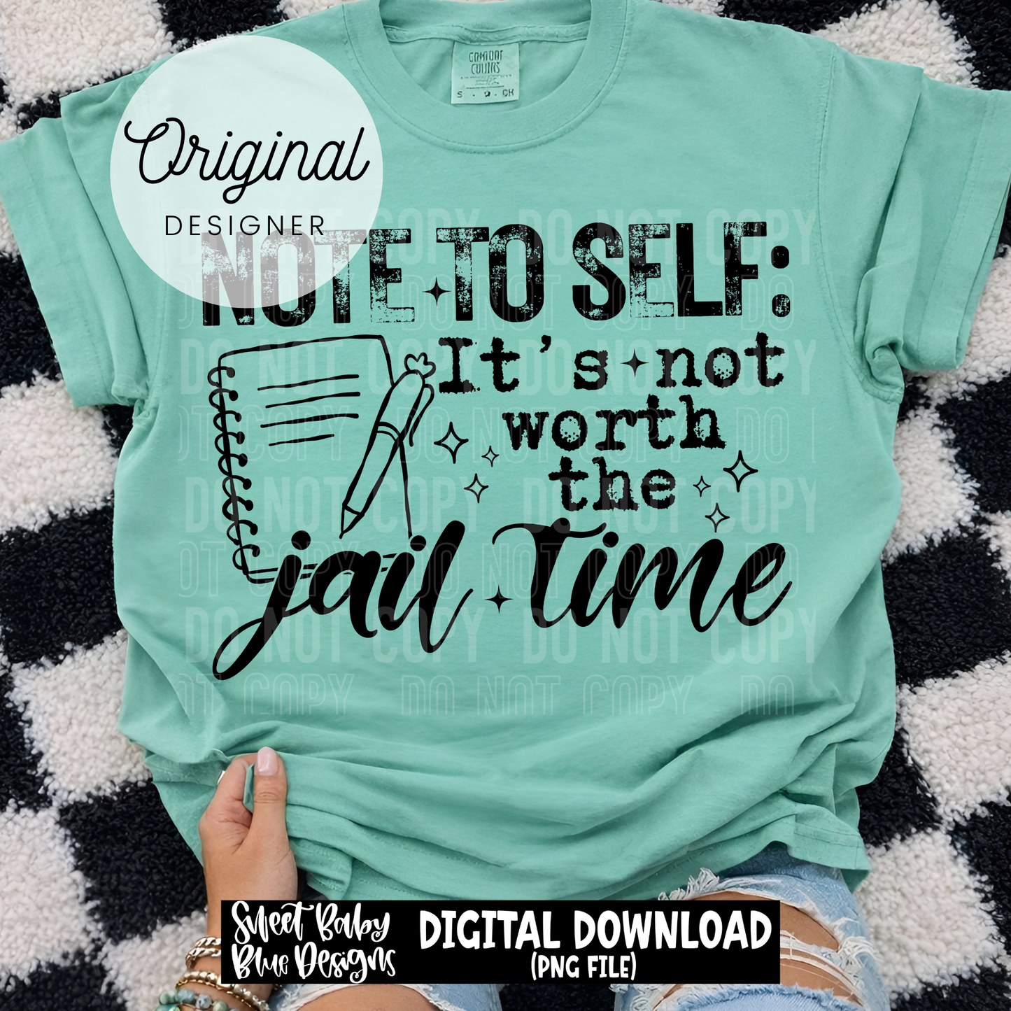 Note To Self - 2026 - PNG file- Digital Download