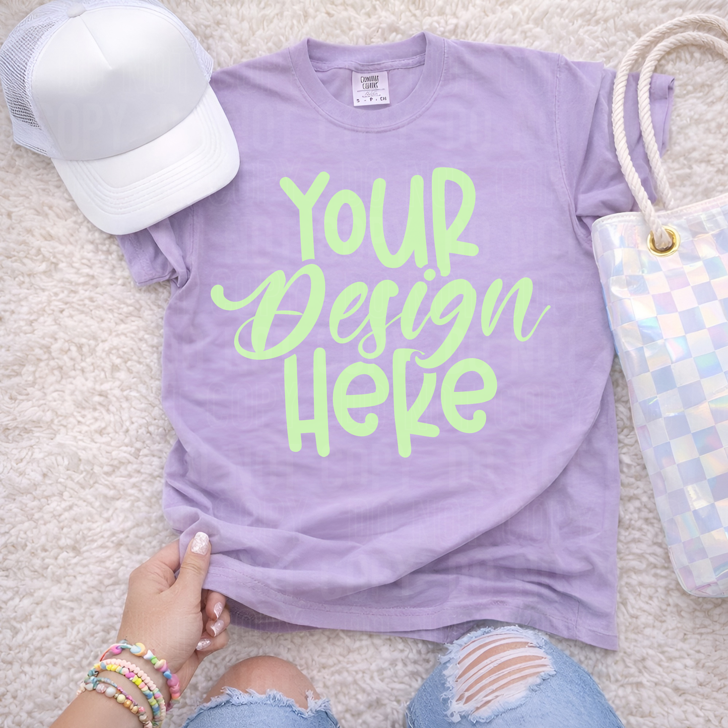 Orchid- CC 1717- Summer- Flat Lay Mockup - 2026 - PNG file- Digital Download