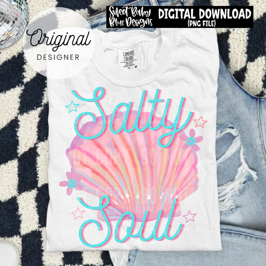 Salty Soul - 2026 - PNG file- Digital Download