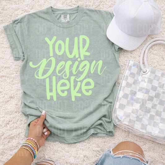 Bay- CC 1717- Summer- Flat Lay Mockup - 2026 - PNG file- Digital Download